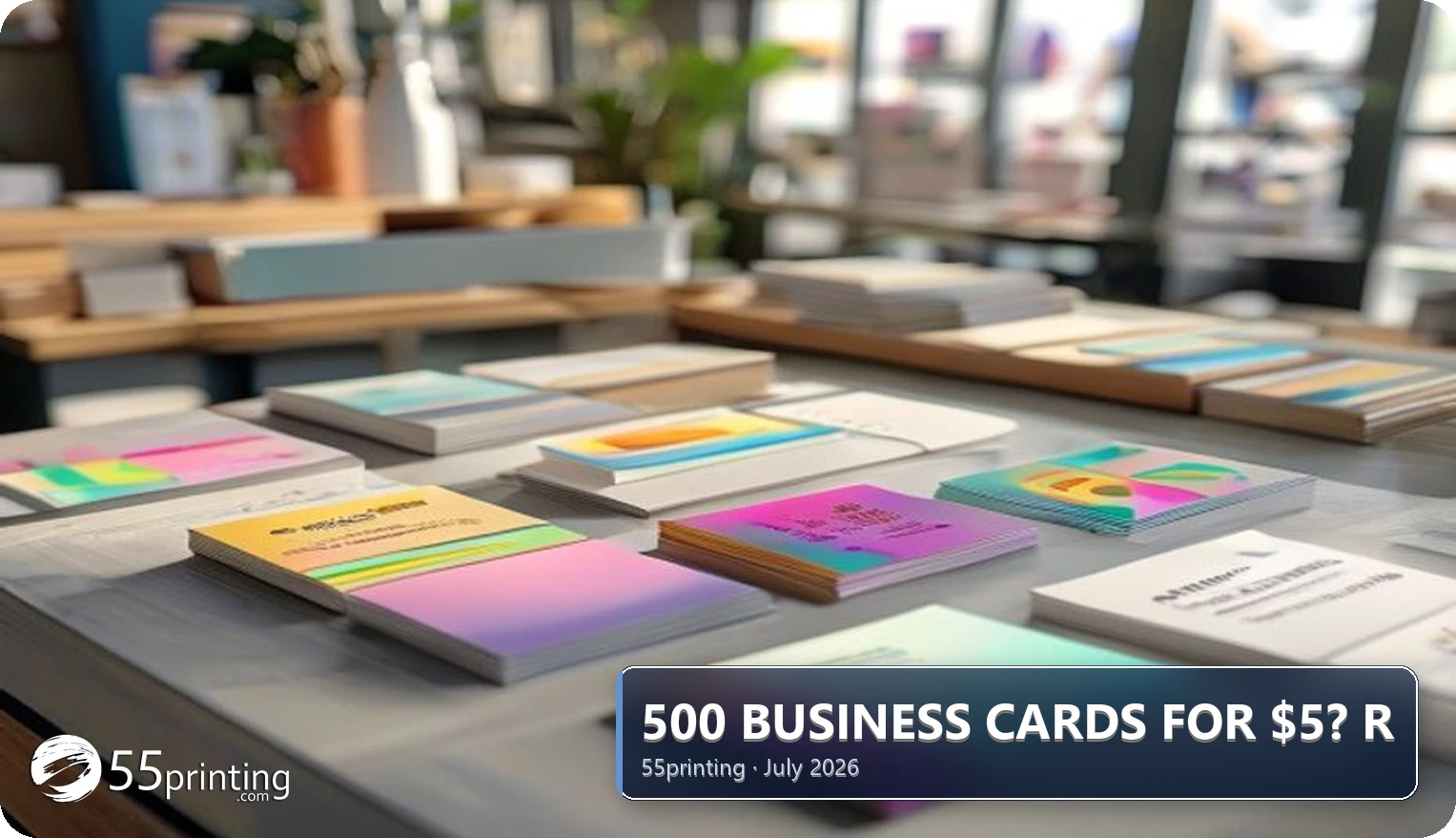 Quality business cards compared with flimsy ultra-cheap promo cards