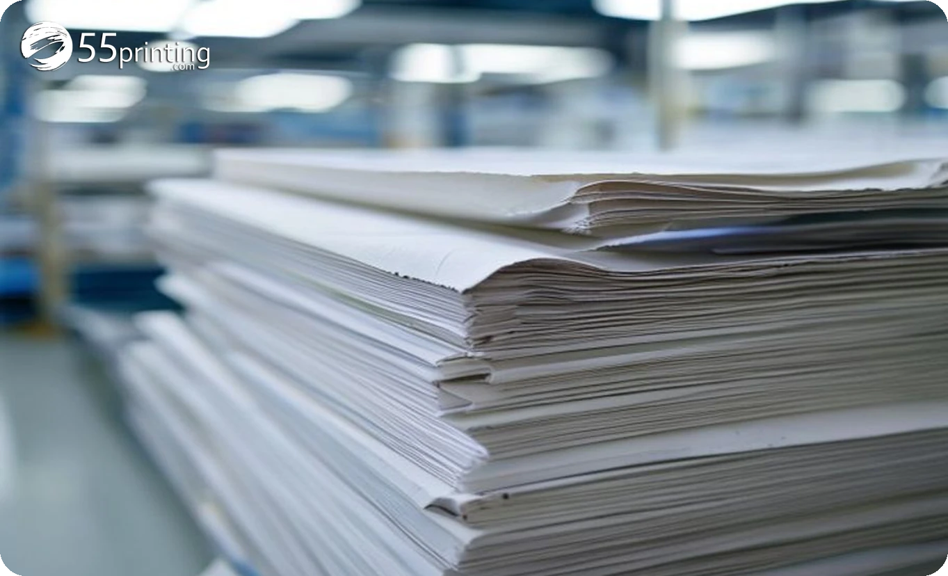 Print-ready color document stacks configured for standard letter stock