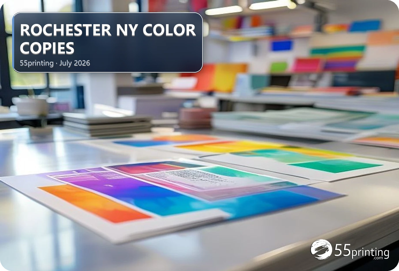 Rochester NY Color Copies: Same-Day vs Online