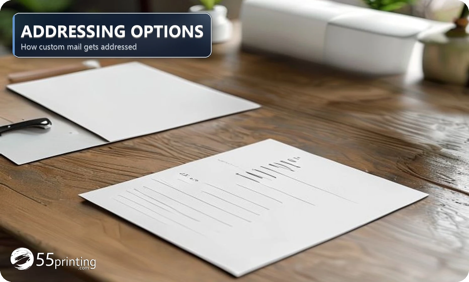 Custom Postcards for Mailing: Addressing Options featured visual