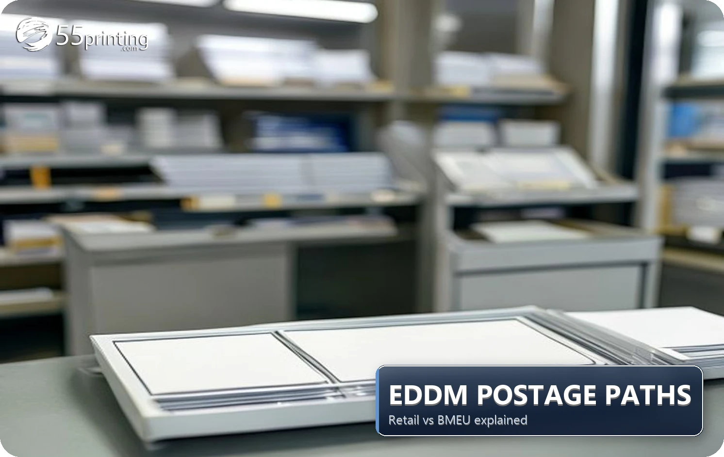 EDDM Postage: Retail vs BMEU Explained featured visual