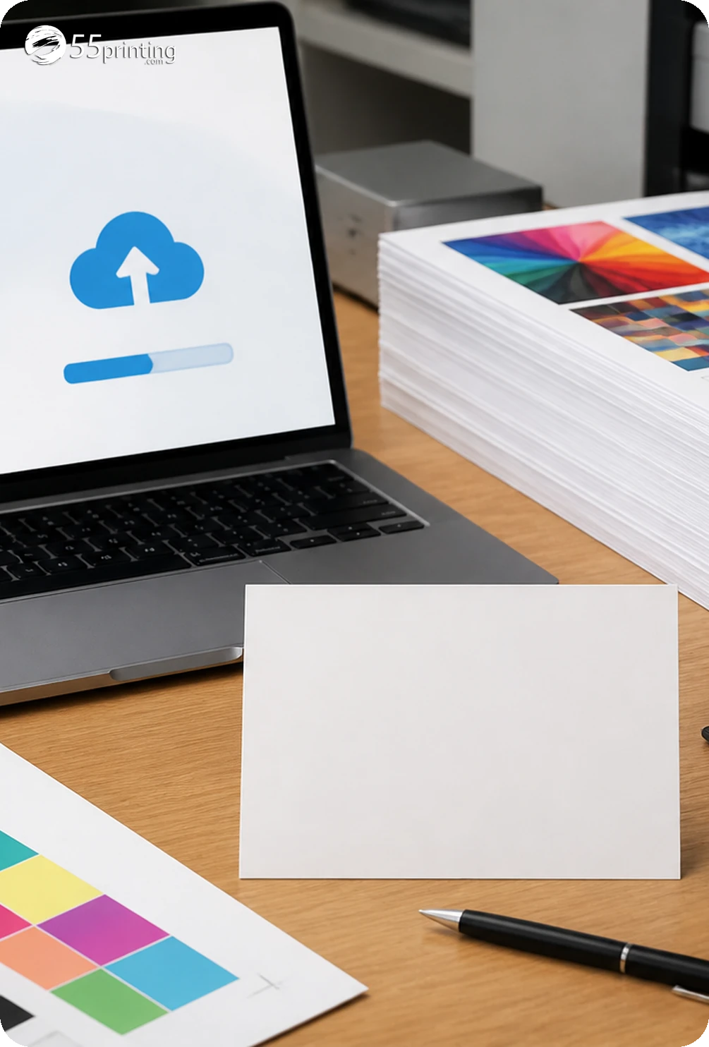 Files are named with product, side, and version before a print handoff