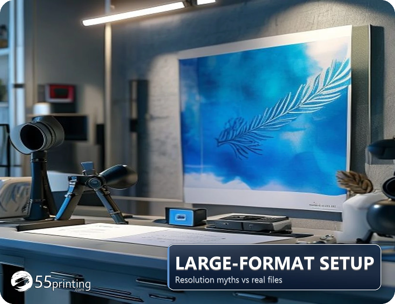 Large-Format File Setup: Resolution Myths featured visual