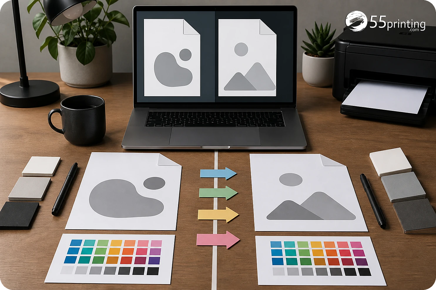 A converted JPG is checked for page order, crop, readable type, and exact marks