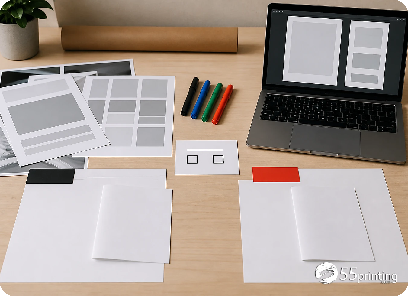A client comment list identifies page, crop, text, logo, and image questions against a JPG preview