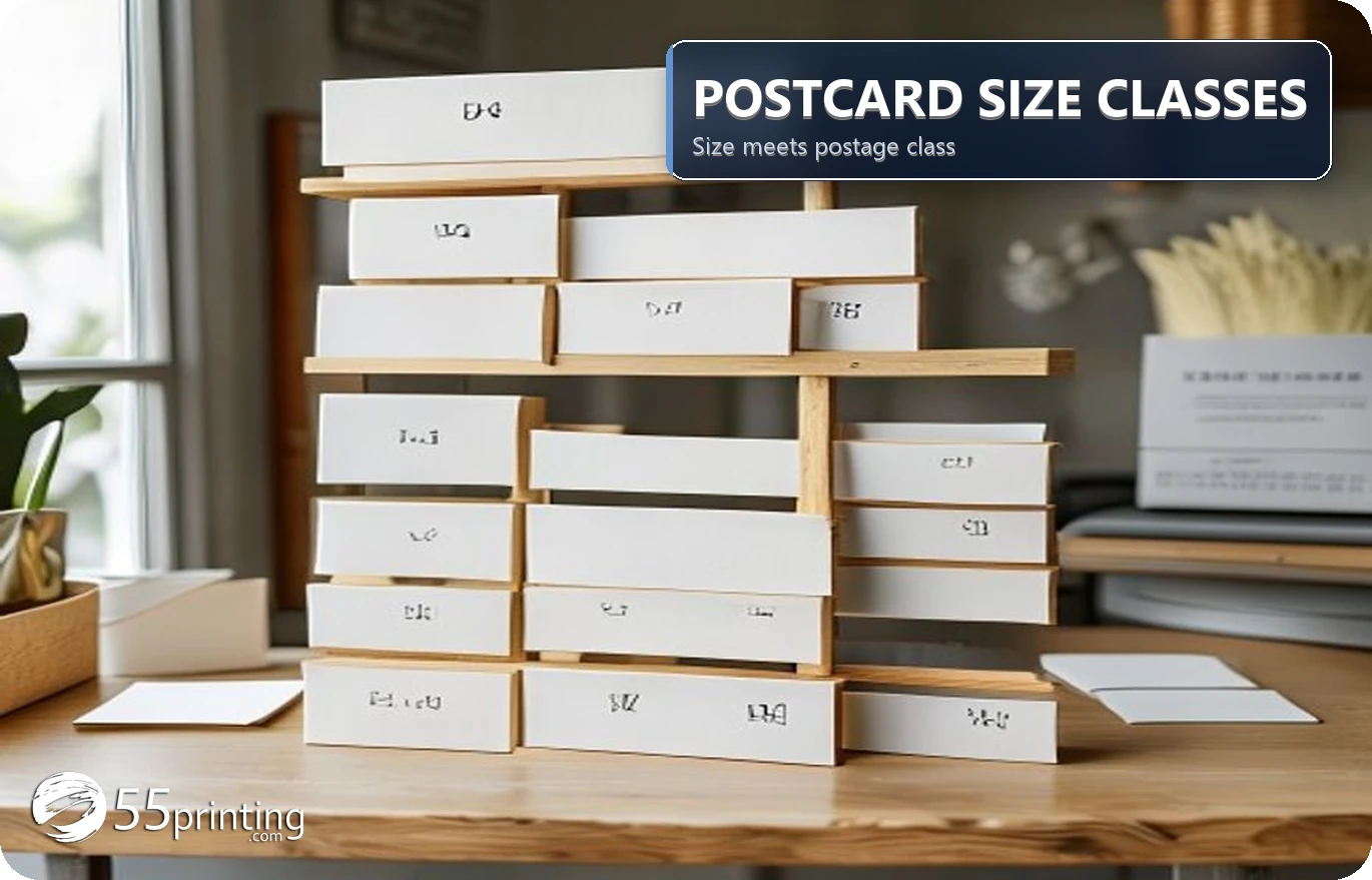 Postcard Sizes and Postage Classes featured visual