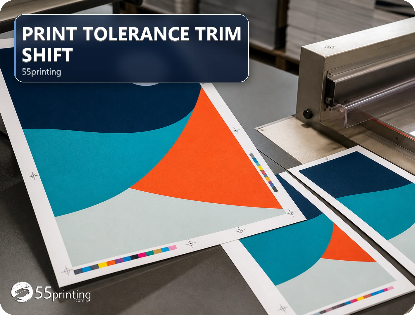 A trim diagram shows why thin borders and equal edge spacing need extra proof review