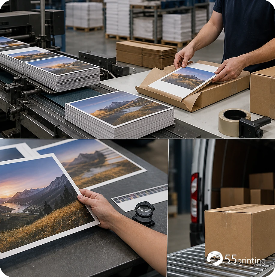 A date-sensitive request lists source readiness, proof, production status, handoff, and transit questions