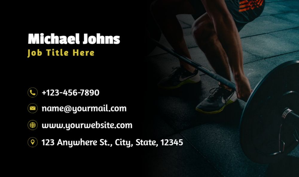 Sport Rush Business Cards Prints template preview 36