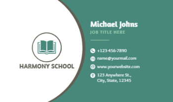 Education And Training Economical Business Cards template preview 3