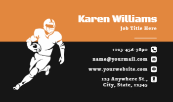 Sport Rush Business Cards Prints template preview 21