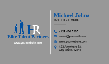 Human Resources Rush Business Cards Prints template preview 9