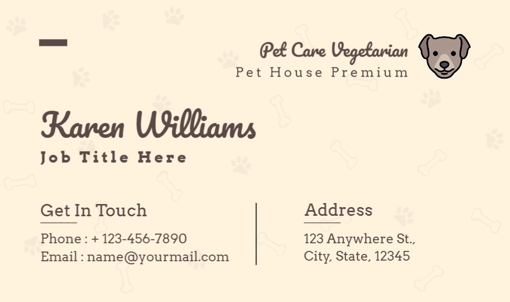 Animal Pets Rush Business Cards Prints template preview 38