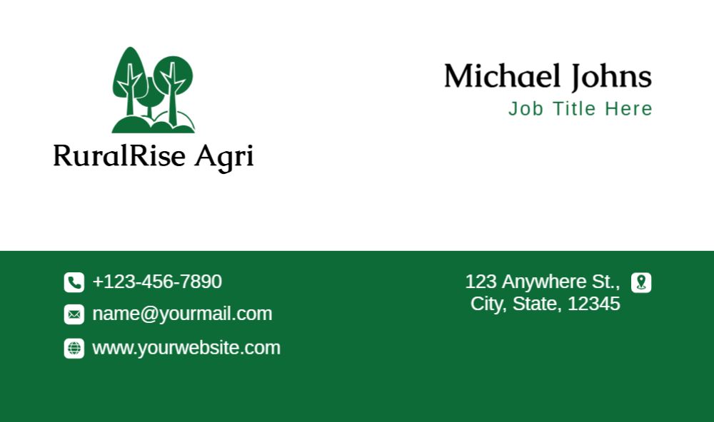 Agriculture Economical Business Cards template preview 44