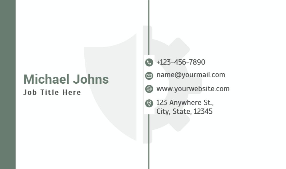 Clean Simple Economical Business Cards template preview 48