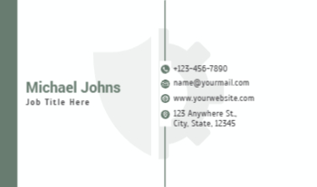 Clean Simple Economical Business Cards template preview 19