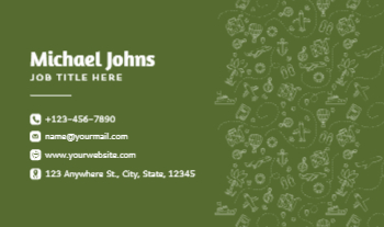 Holidays Rush Business Cards Prints template preview 21