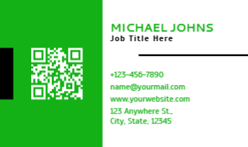 Flowers Economical Business Cards template preview 7