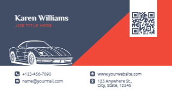 Sport Rush Business Cards Prints template preview 1