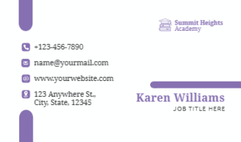 Education And Training Rush Business Cards Prints template preview 27