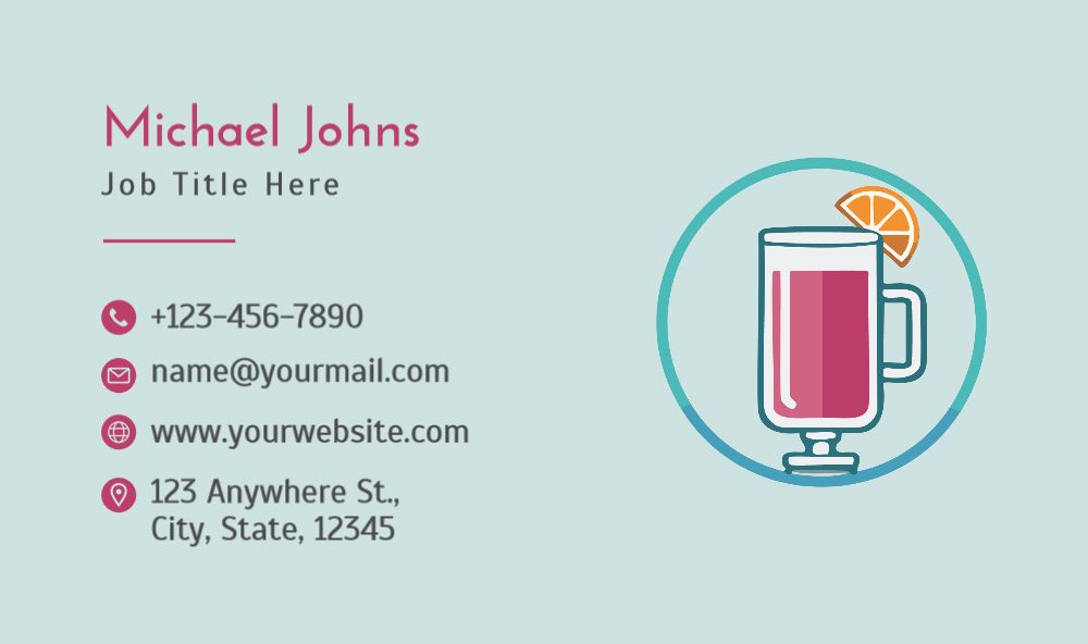 Coffee Bar Rush Business Cards Prints template preview 46