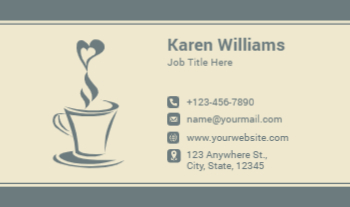 Food Hotel And Restaurant Economical Business Cards template preview 5