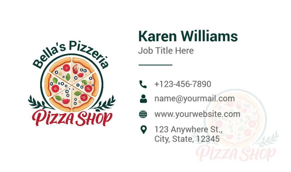 Food Hotel And Restaurant Rush Business Cards Prints template preview 48