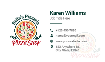 Food Hotel And Restaurant Rush Business Cards Prints template preview 19