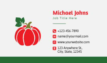 Agriculture Economical Business Cards template preview 19