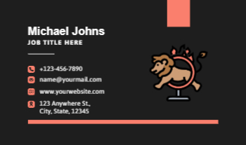 Club Rush Business Cards Prints template preview 9