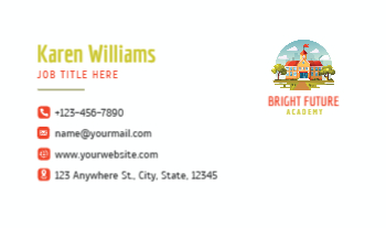 Education And Training Economical Business Cards template preview 7