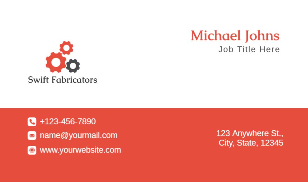Clean Simple Economical Business Cards template preview 54
