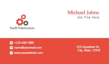 Clean Simple Economical Business Cards template preview 25