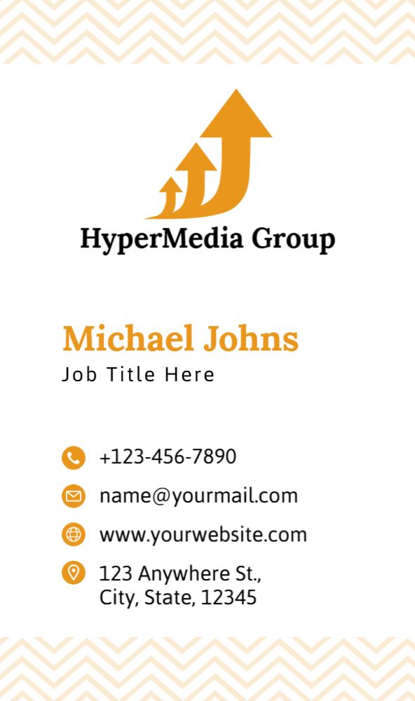 News And Media Rush Business Cards Prints template preview 50