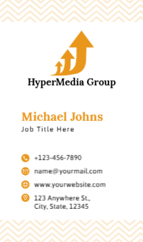 News And Media Rush Business Cards Prints template preview 21