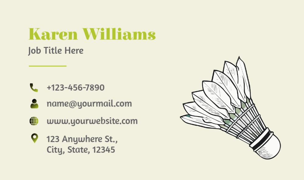 Sport Rush Business Cards Prints template preview 34