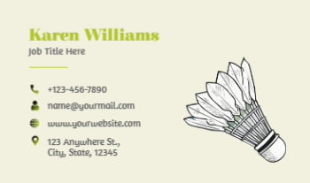 Sport Rush Business Cards Prints template preview 5