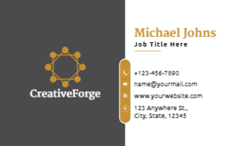 News And Media Rush Business Cards Prints template preview 7