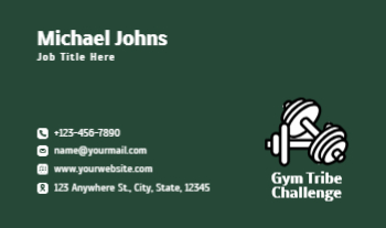 Club Economical Business Cards template preview 1