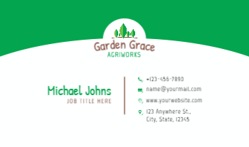 Agriculture Rush Business Cards Prints template preview 27