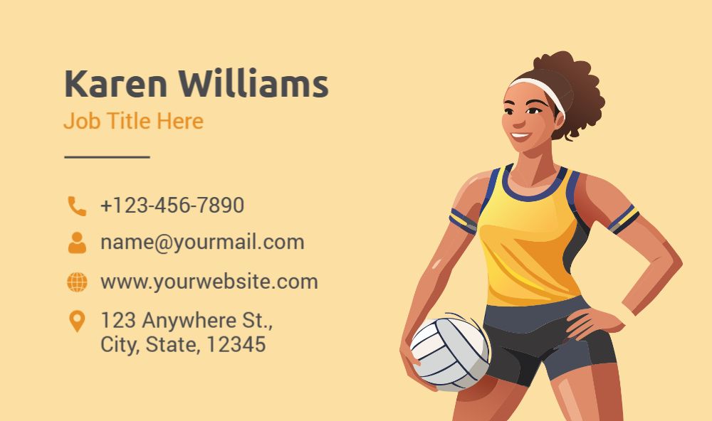 Sport Rush Business Cards Prints template preview 32