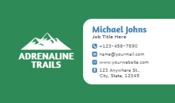 Holidays Rush Business Cards Prints template preview 3
