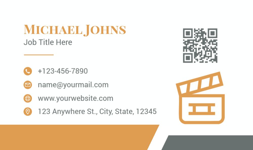 Entertainment Economical Business Cards template preview 50