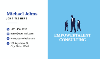 Human Resources Rush Business Cards Prints template preview 19