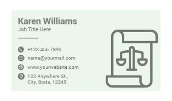 Lawyer Rush Business Cards Prints template preview 11