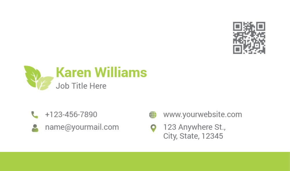 Flowers Economical Business Cards template preview 38