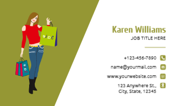 Retail Shop Stores Rush Business Cards Prints template preview 13