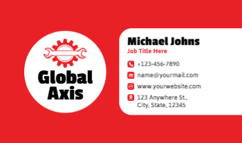 Electronics Rush Business Cards Prints template preview 13