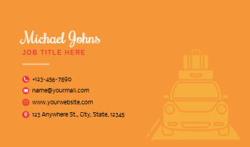 Travels Rush Business Cards Prints template preview 9