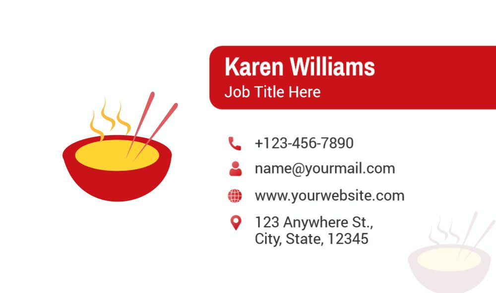 Food Hotel And Restaurant Economical Business Cards template preview 50